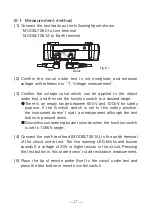 Предварительный просмотр 19 страницы Kyoritsu Electrical Instruments Works KEW3431 Instruction Manual