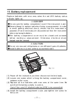 Предварительный просмотр 27 страницы Kyoritsu Electrical Instruments Works KEW3431 Instruction Manual