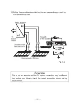 Предварительный просмотр 29 страницы Kyoritsu Electrical Instruments Works KEW6024PV Instruction Manual