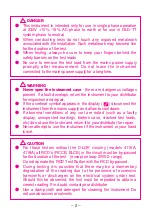 Preview for 4 page of KYORITSU 4116A Instruction Manual And Users Manual