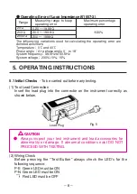 Preview for 10 page of KYORITSU 4116A Instruction Manual And Users Manual