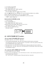 Предварительный просмотр 29 страницы KYORITSU KEW 1051 Instrucion Manual