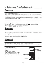 Предварительный просмотр 36 страницы KYORITSU KEW 1051 Instrucion Manual