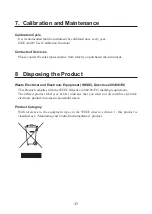 Предварительный просмотр 38 страницы KYORITSU KEW 1051 Instrucion Manual