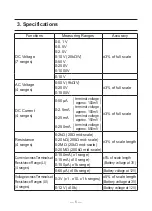 Preview for 8 page of KYORITSU KEW 1109 Instruction Manual