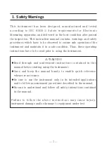 Preview for 3 page of KYORITSU KEW 2003A Instruction Manual