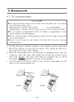 Preview for 15 page of KYORITSU KEW 2003A Instruction Manual