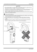 Preview for 16 page of KYORITSU KEW 2060BT Instruction Manual