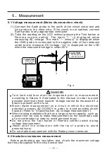 Preview for 12 page of KYORITSU KEW 3021 Instruction Manual