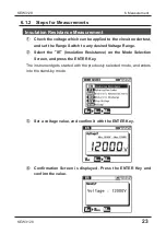 Preview for 23 page of KYORITSU KEW 3128 Instruction Manual