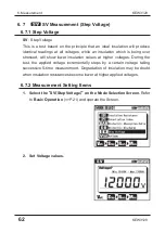 Preview for 62 page of KYORITSU KEW 3128 Instruction Manual