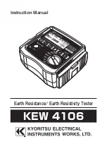 KYORITSU KEW 4106 Instruction Manual preview