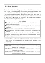 Preview for 5 page of KYORITSU KEW 4106 Instruction Manual