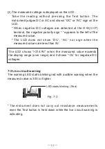 Предварительный просмотр 16 страницы KYORITSU kew 4300 Instruction Manual