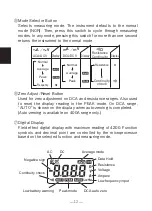 Preview for 14 page of KYORITSU KEW SNAP 2009R Instruction Manual