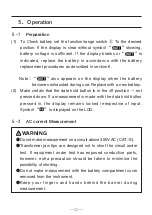 Preview for 13 page of KYORITSU KEW SNAP 2413R Instruction Manual