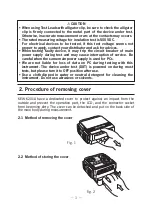 Preview for 5 page of KYORITSU KEW6201A Instuction Manual