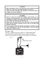 Preview for 19 page of KYORITSU KEW6201A Instuction Manual