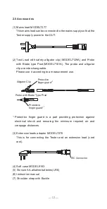 Preview for 13 page of KYORITSU KEW6205 Instruction Manual