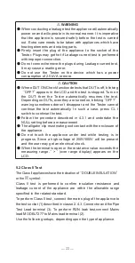 Preview for 24 page of KYORITSU KEW6205 Instruction Manual