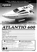 Предварительный просмотр 1 страницы Kyosho Atlantio 600 Instruction Manual