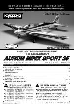 Предварительный просмотр 1 страницы Kyosho AURUM MINIX SPORT 25 Instruction Manual