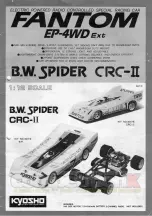 Kyosho B.W. Spider CRC-II Manual предпросмотр