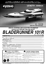 Kyosho bladerunner 101r Instruction Manual предпросмотр