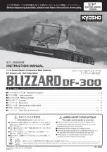 Preview for 1 page of Kyosho Blizzard df-3000 Instruction Manual