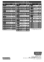 Preview for 38 page of Kyosho Caliber 30 Installation And Operating Manual