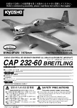 Kyosho CAP 232-60 breitling Instruction Manual предпросмотр