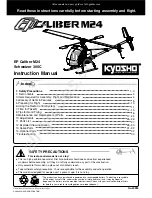 Предварительный просмотр 1 страницы Kyosho EP CALIBER M24 Schweizer 300C Instructions Manual