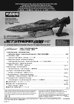 Kyosho EP JETSTREAM888 VE Instruction Manual preview