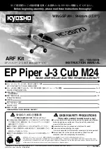 Kyosho EP Piper J-3 Cub M24 Instruction Manual предпросмотр