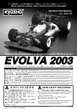 Kyosho EVOLVA 2003 Instruction Manual preview