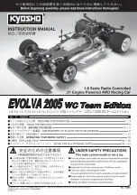 Preview for 1 page of Kyosho EVOLVA 2005 WC Team Edition Instruction Manual