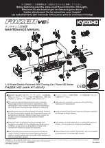 Kyosho Fazer VEi KT-231P Maintenance Manual preview