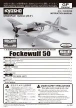 Предварительный просмотр 1 страницы Kyosho Fockewulf 50 Instruction Manual