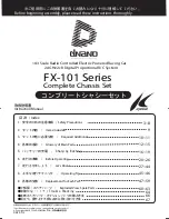 Kyosho FX-101 Series Instruction Manual preview