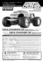 Kyosho GIGA CRUSHER DF Instruction Manual предпросмотр