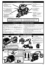 Предварительный просмотр 21 страницы Kyosho GP Bluestreak 800 Instruction Manual