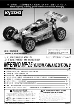 Kyosho INFERNO MP-7.5 Yuichi KANAI EDITION 2 Instruction Manual preview