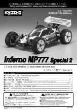 Предварительный просмотр 1 страницы Kyosho INFERNO MP777 SPECIAL 2 Instruction Manual