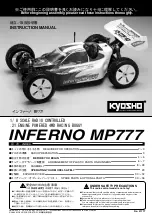 Kyosho INFERNO MP777 Instruction Manual preview