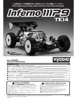 Kyosho Inferno MP9 TKi4 Instruction Manual предпросмотр