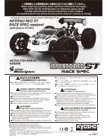 Kyosho Inferno neo ST Race Spec Instruction Manual preview