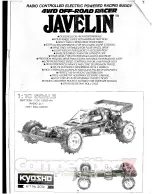 Предварительный просмотр 1 страницы Kyosho Javelin 3031 Assembly Manual