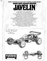 Предварительный просмотр 4 страницы Kyosho Javelin 4WD Manual