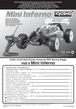 Kyosho Mini Inferno Half 8 Instruction Manual предпросмотр