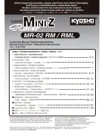 Preview for 1 page of Kyosho MINI-Z Racer MR-02 RM Type Instruction Manual